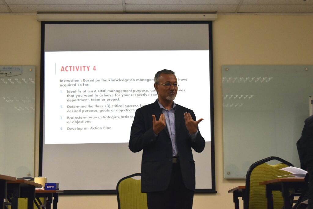 In-house Training on Basic Management Programme